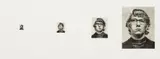 Chuck Close, Keith/Four Times, 1975, Four lithographs, on one sheet of Arches paper, with full margins,