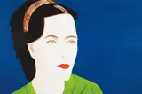 Alex Katz, Sharon, 2008-10, Lithograph with woodcut in colors, on Somerset Satin paper, the full sheet,