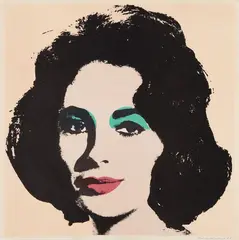 Andy Warhol, Liz, 1964, Offset lithograph in colors, on wove paper, with full margins,