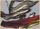 Roy Lichtenstein, Brushstrokes, 1967, Screenprint in colors, on wove paper, with full margins,