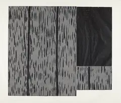 Block by Sean Scully, 1986, Woodcut in colors, on Okawara paper, with full margins,, offered Apr 2014