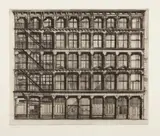 Richard Haas, Donald Judd’s Building, 1970, Etching, on wove paper, with full margins,