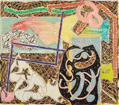 Shards II, from Shards by Frank Stella, 1982, Offset lithograph and screenprint in colors, on Arches Cover paper, the full sheet,, sold Apr 2014