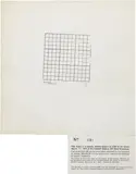 Carl Andre, Untitled (Ticket for NYCLU Fundraiser at Castelli Gallery)