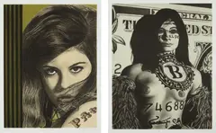 $; and Miss Parkett by Richard Phillips, 2003; and 2004, Two lithographs (one in colors), on Rives BFK and wove paper respectively, with full margins,, sold Apr 2014