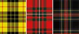 Sarah Charlesworth, Tartan, 1986, The complete set of three photo-lithographs in colors, on Ragcoat paper, the full sheets,