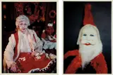 Cindy Sherman and Mike Kelley, Untitled (Mrs. Claus); and Toy Santa Claus, 1990; and 1993, Two chromogenic prints, on Fujicolor and high gloss paper respectively, both with full margins,