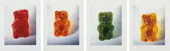 Vik Muniz, Gummy Bears, 2002, The complete set of four Duraflex prints in colours, on photo paper, with full margins, lacking the original black portfolio box