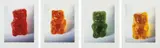 Vik Muniz, Gummy Bears, 2002, The complete set of four Duraflex prints in colours, on photo paper, with full margins, lacking the original black portfolio box