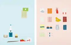 Matthew Brannon, Who Takes Who Home Tonight, 2007, The complete set of two screenprints in colors, on wove paper, the full sheet,