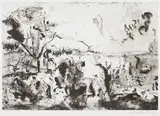 Cecily Brown, Untitled, 2003, Etching and aquatint, on wove paper, with full margins,