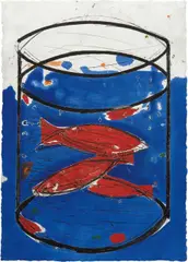 Manolo Valdés, La Pecera, 2003, Mixografia® print in colors, on handmade paper, the full sheet,