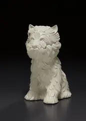 Puppy Vase by Jeff Koons, 1998, Glazed white ceramic vase,, sold Apr 2014