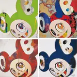 And then, and then and then and then and then / Gargle Glop; And then, and then and then and then and then / Kappa; And Then, When That's Done......I Change What I Was Yesterday Is Cast Aside, Like An Insect Shedding Its Skin; and And Then x6 Blue by Takashi Murakami, 2006; 2009; and 2013, Four offset lithographs in colors, on smooth wove paper, the full sheets,, sold Apr 2014