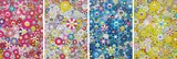 An Homage to Monopink 1960 D; An Homage to Monogold 1960 D; An Homage to IKB 1957 D; and An Homage to Yves Klein, Multicolor D by Takashi Murakami, 2012, Four offset lithographs in colors, on smooth wove paper, the full sheets,, sold Apr 2014