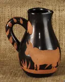 Picador by Pablo Picasso, 1952, Red earthenware turned pitcher painted in black,, offered Oct 2014