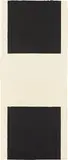 Richard Serra, WM, 1995, Etching and aquatint, on two sheets of Watson handmade paper, the full sheet,