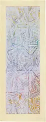 Usuyuki by Jasper Johns, 1980, Screenprint in colors, on Kurotani Kozo paper, with full margins,, sold Oct 2014