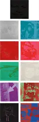 Flash - November 22 by Andy Warhol, 1968, The complete set of 11 screenprints in colours, on wove paper, the full sheets, with individual paper folders with print, sold Oct 2014