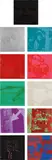 Andy Warhol, Flash - November 22, 1968, The complete set of 11 screenprints in colours, on wove paper, the full sheets, with individual paper folders with printed text and original linen-covered portfolio screenprinted in silver