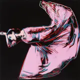 Andy Warhol, Letter to the World (The Kick), from Martha Graham, 1986, Unique screenprint in colours, on Lenox Museum board, the full sheet,