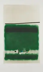 Untitled #9 by Victor Pasmore, 1989, Aquatint in colors, on Fabriano paper, with full margins,, sold Oct 2014