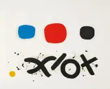 Adolph Gottlieb, Imaginary Landscape, 1971, Aquatint in colors, on Fabriano paper, with full margins,