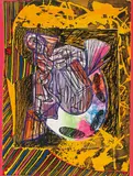 Bene come il sale by Frank Stella, 1989, Relief-printed etching in colors, on TGL handmade paper, the full sheet,, sold Oct 2014