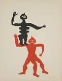Alexander Calder, Deux acrobates (Two Acrobats)