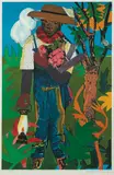 The Lantern by Romare Bearden, 1979, Lithograph in colors, on wove paper, with full margins,, sold Oct 2014