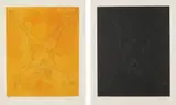 Man Ray, Margherite: two impressions, from La Ballade des dames hors du temps, 1971, Two aquatints with etching (one a unique impression in orange), on Arches paper, with full margins,