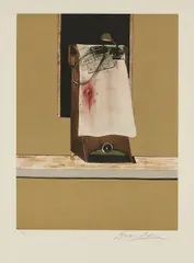 Untitled (Leon Trotsky, right panel), from Triptych 1986–1987 by Francis Bacon, 1987, Etching and aquatint in colors, on Arches paper, with full margins,, sold Oct 2014