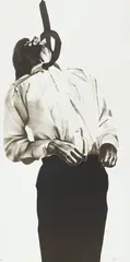 Eric, from Men in the Cities by Robert Longo, 1985, Lithograph, on rag paper, the full sheet,, sold Oct 2014