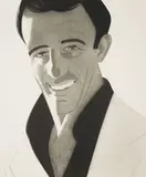 Alex Katz, Self-Portrait, 1978, Aquatint in colors, on German Etching paper, the full sheet,