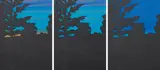 Alex Katz, Twilight Series, 1978, The complete set of three screenprints in colors, on Stonehenge paper, the full sheets,