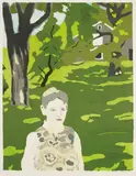Fairfield Porter, Girl in the Woods (Green Girl; Under the Elms)