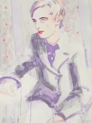 Bosie by Elizabeth Peyton, 1998, Lithograph in colors, on wove paper, the full sheet,, sold Oct 2014