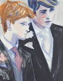 Elizabeth Peyton, Prince William and Prince Harry