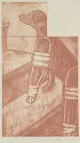 Ida Applebroog, Dahu (Dog with Splint), 2001, Photogravure, on Rives paper, with full margins,