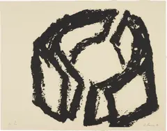 Intersection by Richard Serra, 1994, Etching with aquatint, on Somerset textured paper, with full margins,, sold Oct 2014