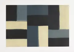 Doric by Sean Scully, 2011, Etching and aquatint in colors, on Somerset paper, with full margins,, sold Oct 2014