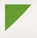 Green Curve with Radius of 20', from For Meyer Schapiro by Ellsworth Kelly, 1974, Lithograph in green with embossing, on Special Arjomari paper, with full margins,, sold Oct 2014