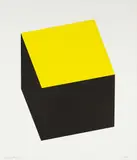 Yellow/Black, from Series of Ten Lithographs by Ellsworth Kelly, 1970, Lithograph in colors, on Special Arjomari paper, with full margins,, sold Oct 2014