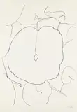 Melon Leaf (Feuille de Melon), from Suite of Plant Lithographs by Ellsworth Kelly, 1965-66, Lithograph, on Rives BFK paper, the full sheet,, offered Oct 2014