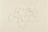 Grape Leaves I, from Leaves by Ellsworth Kelly, 1973-74, Lithograph, on Arches paper, with full margins,, sold Oct 2014