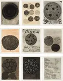 Terry Winters, Album, 1988, The complete set of nine etchings with aquatint (two in colors), on Hahnemühle paper, with full margins,