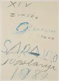 Cy Twombly, Untitled, from Art and Sports