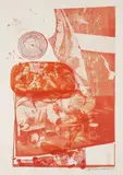 Robert Rauschenberg, Ape, from Stoned Moon Series, 1970, Lithograph in colors, on Arjomari paper, with full margins,