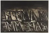 M. Ampere by Bruce Nauman, 1973, Lithograph in colors, on Rives paper, with full margins,, sold Oct 2014