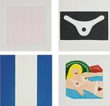 Various Artists, Rubber Stamp, 1976-77, The complete set of 13 rubber stamp prints, on various papers, with margins and the full sheets,